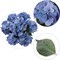 20" Hydrangea Bush - 7 Silk Flowers with Lifelike Leaves, Artificial Greenery, Perfect for Home, Office & Wedding Décor - Spring & Year-Round Accent, Floral Home by Artificial Flowers